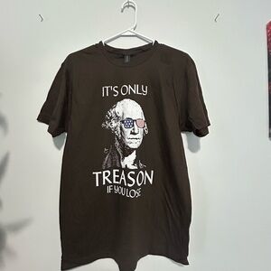 Brown Graphic T-Shirt